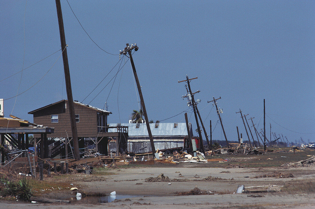 Hurricane Alicia Aftermath,TX