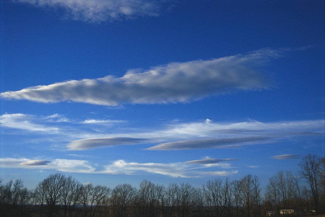 Altocumulus Lenticularis Clouds