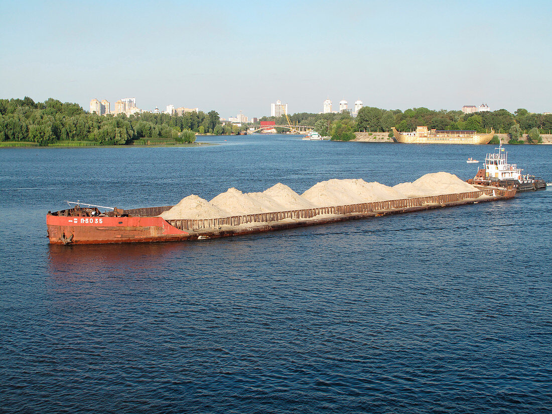 Barge,Kiev,Ukraine