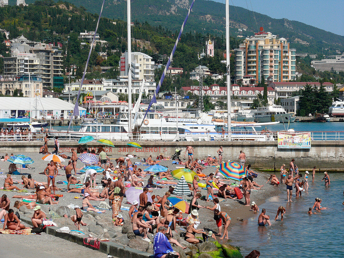 Beach at Yalta,Ukraine