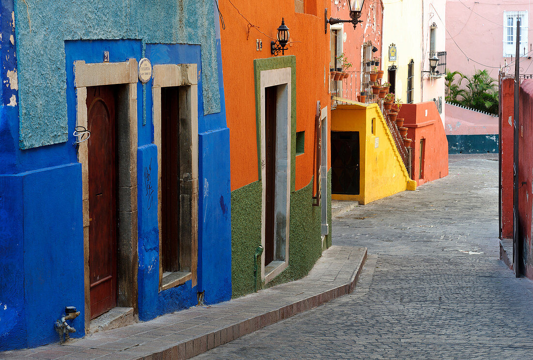 Colourful Street,Mexico