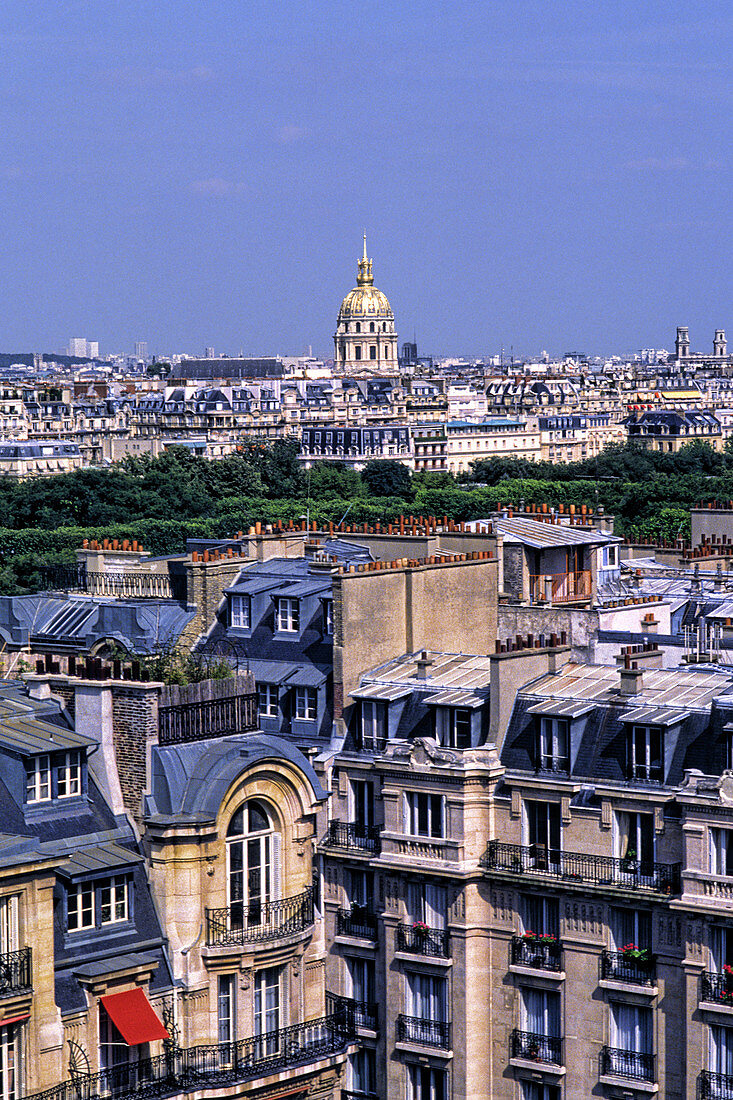 Aerial View of Paris,France
