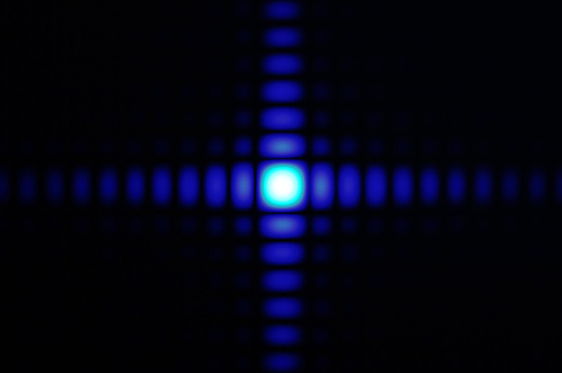 Diffraction on square aperture