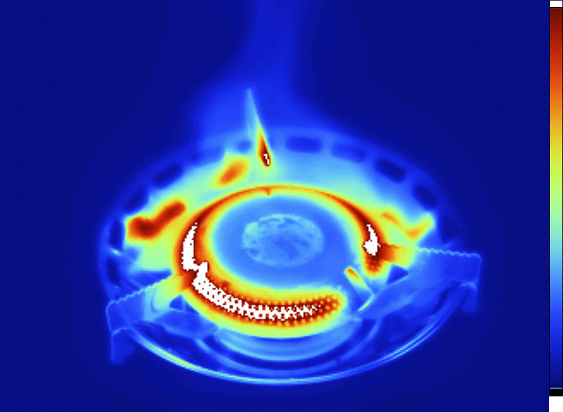 Thermogram of a Propane Burner
