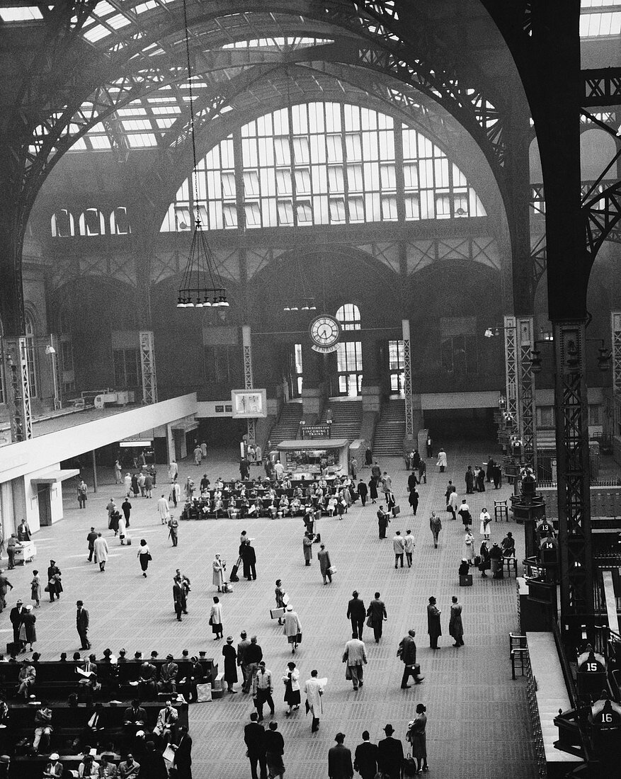 Penn Station,NYC,1957