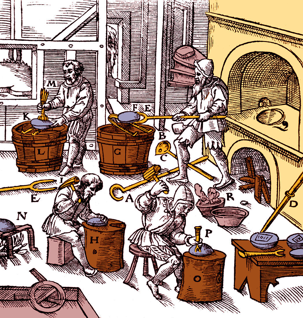 Metallurgy Workshop,16th Century