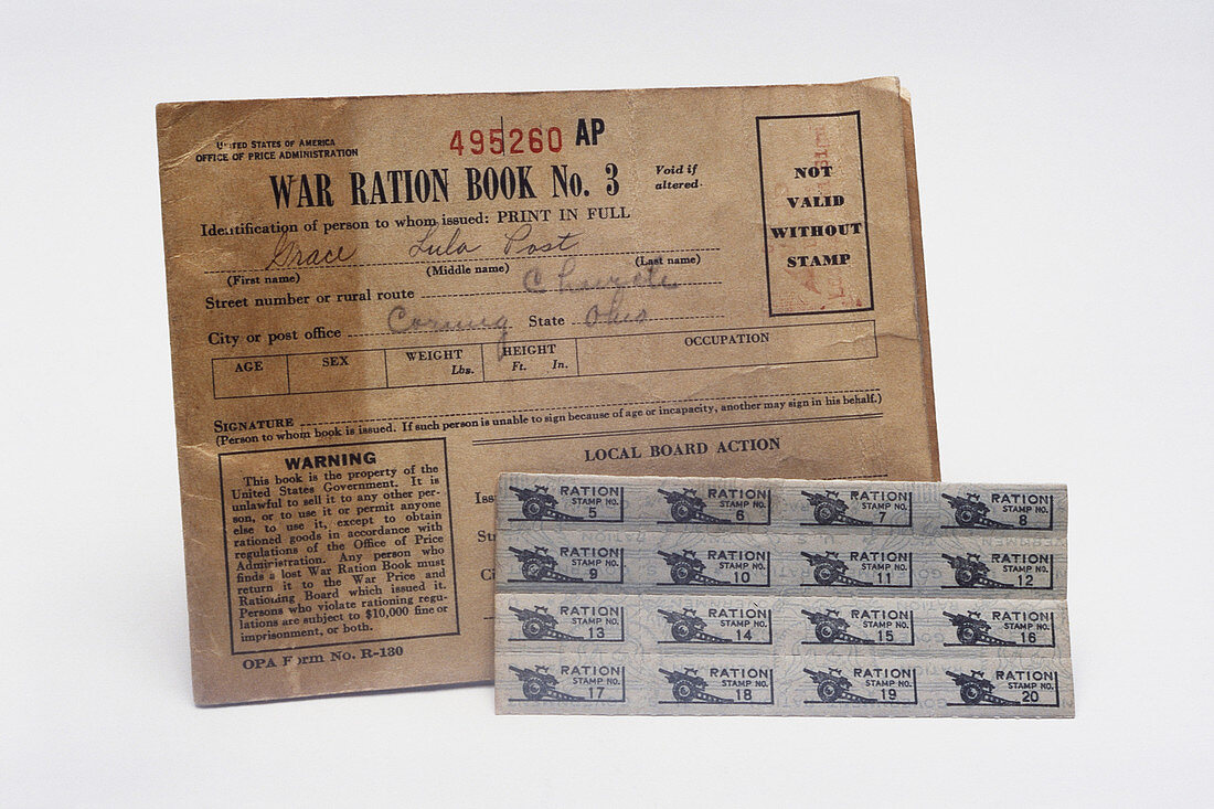 World War II Ration Stamps