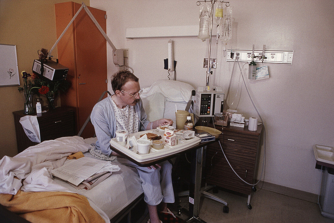 AIDS Patient in Hospital