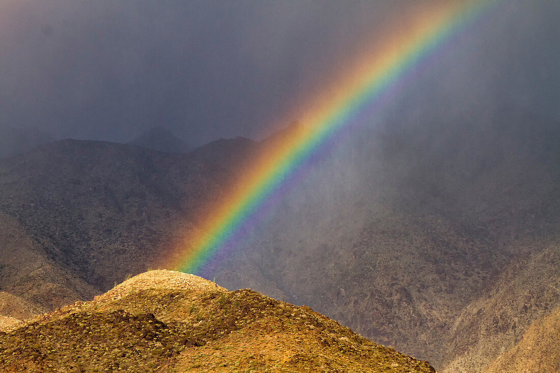 Rainbow over Anza Borrego State Park