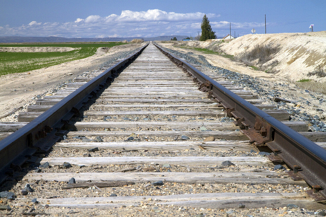 Railroad Tracks in Canyon County,Idaho