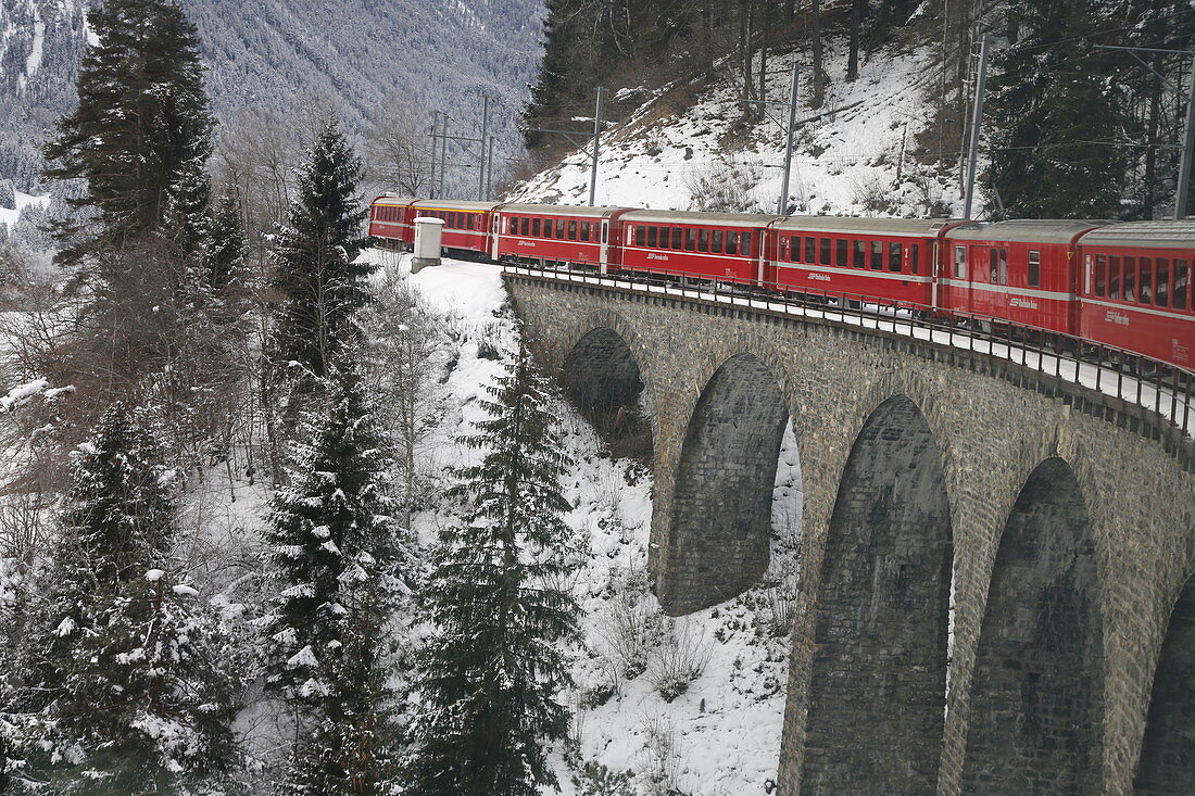 Glacier Express Train,Switzerland