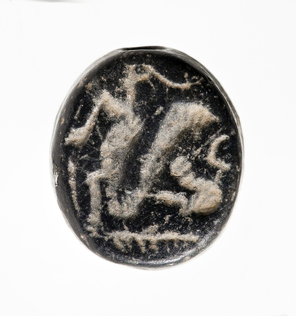 Scaraboid Stamp Seal,8th-7th Century BC