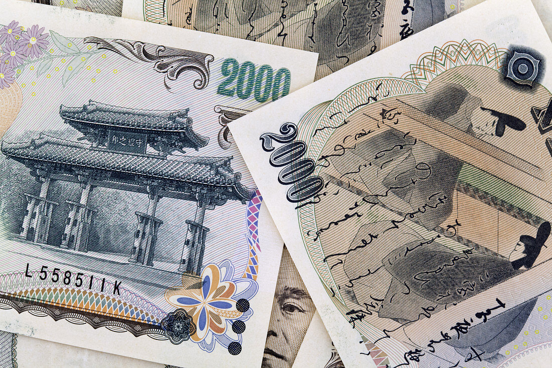 Japanese Yen,Paper Currency