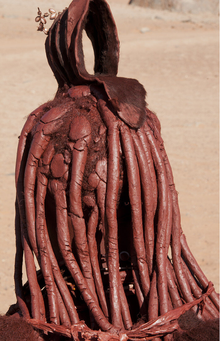 Himba Tribe Woman in Braids,Namibia