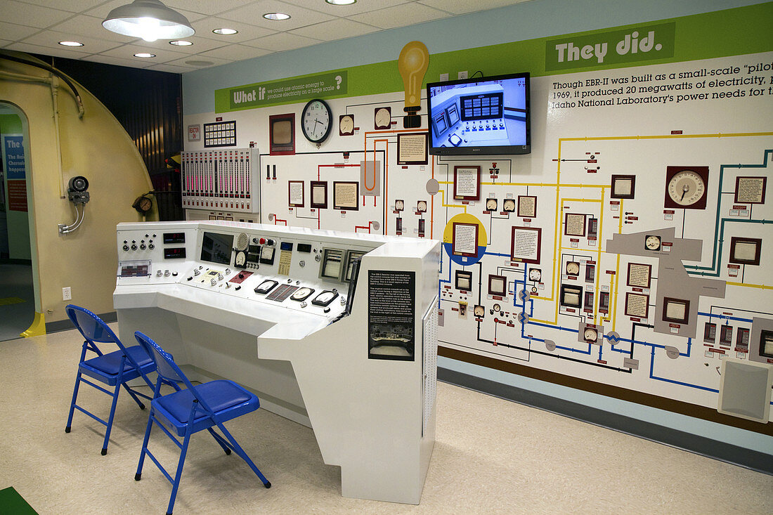 Interior of Nuclear Reactor Museum,ID