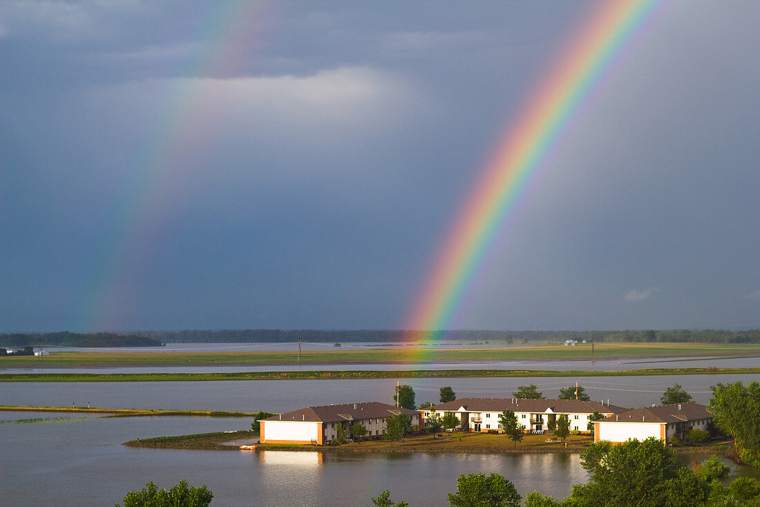 Vivid Nebraska Rainbow