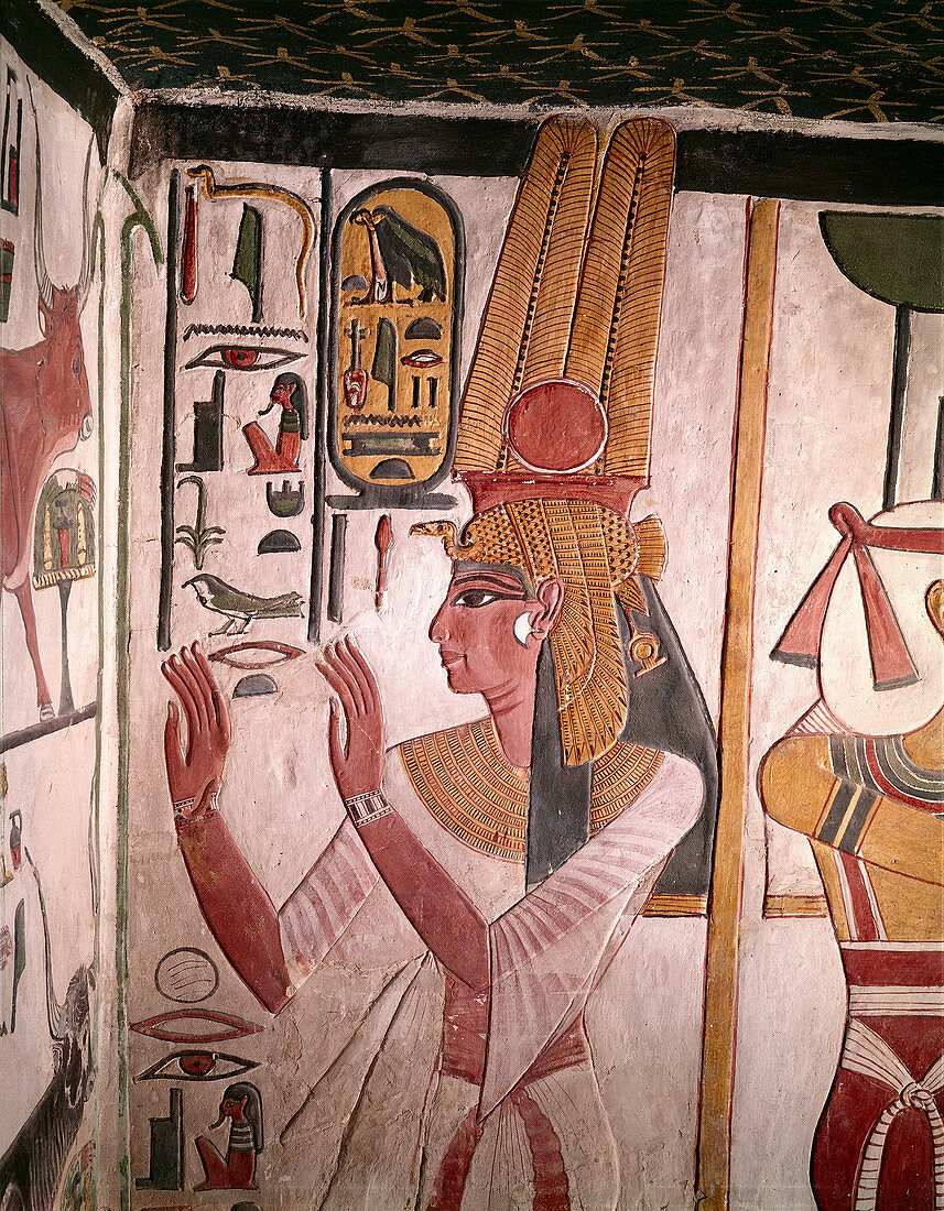 Tomb Painting of Nefertari