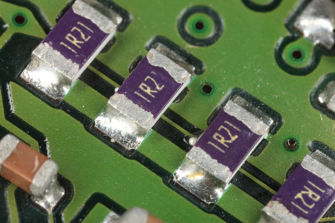Electronics Board with Lead Solder