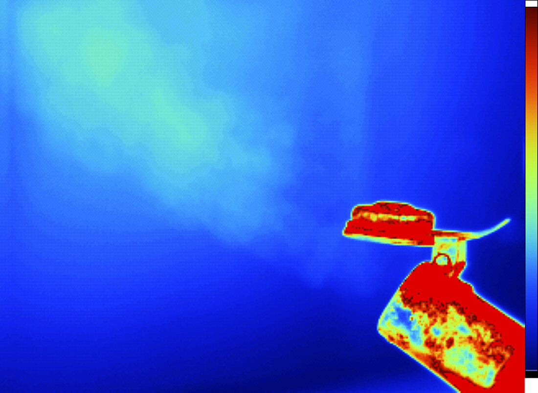 Thermogram of a Boiling Kettle