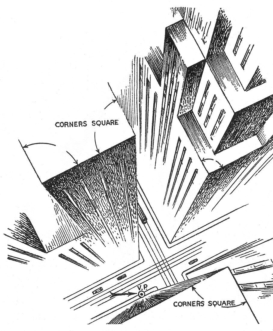 Three Point Perspective,20th Century