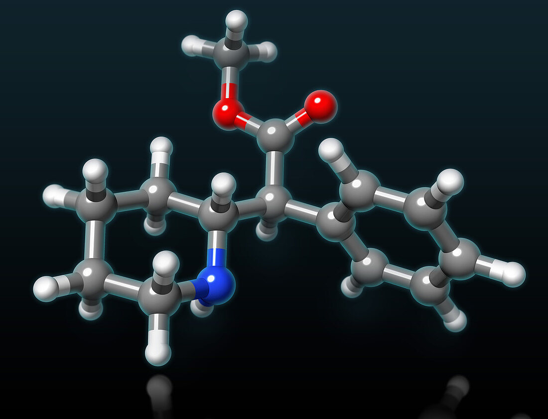 Methylphenidate Molecule,illustration
