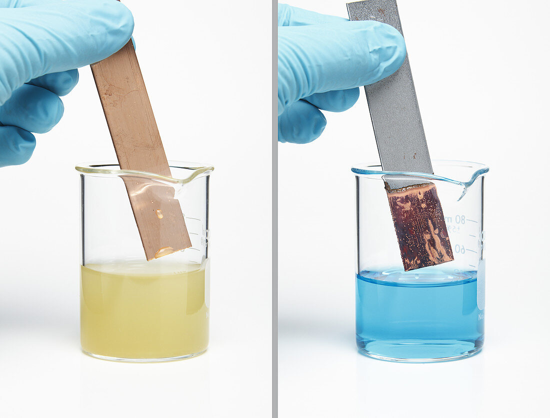 Copper and Iron in Iron Sulfate Solution