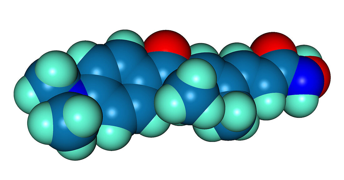 Trichostatin A molecule,illustration