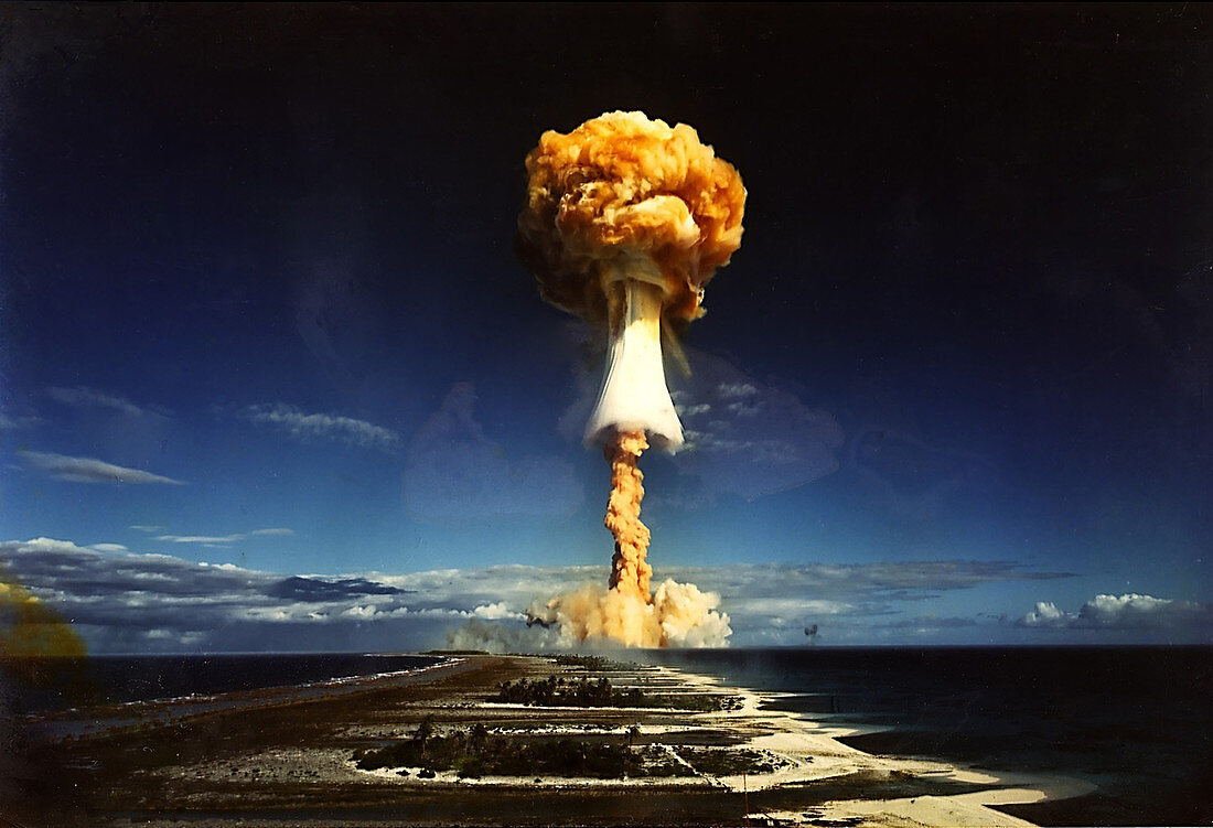 French Nuclear Test LICORNE,illustration – acheter une photo – 12044805 ❘  Science Photo Library