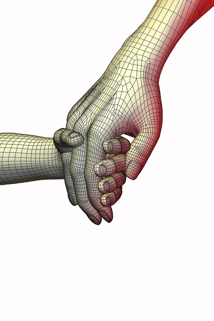 Big Hand,Little Hand,illustration