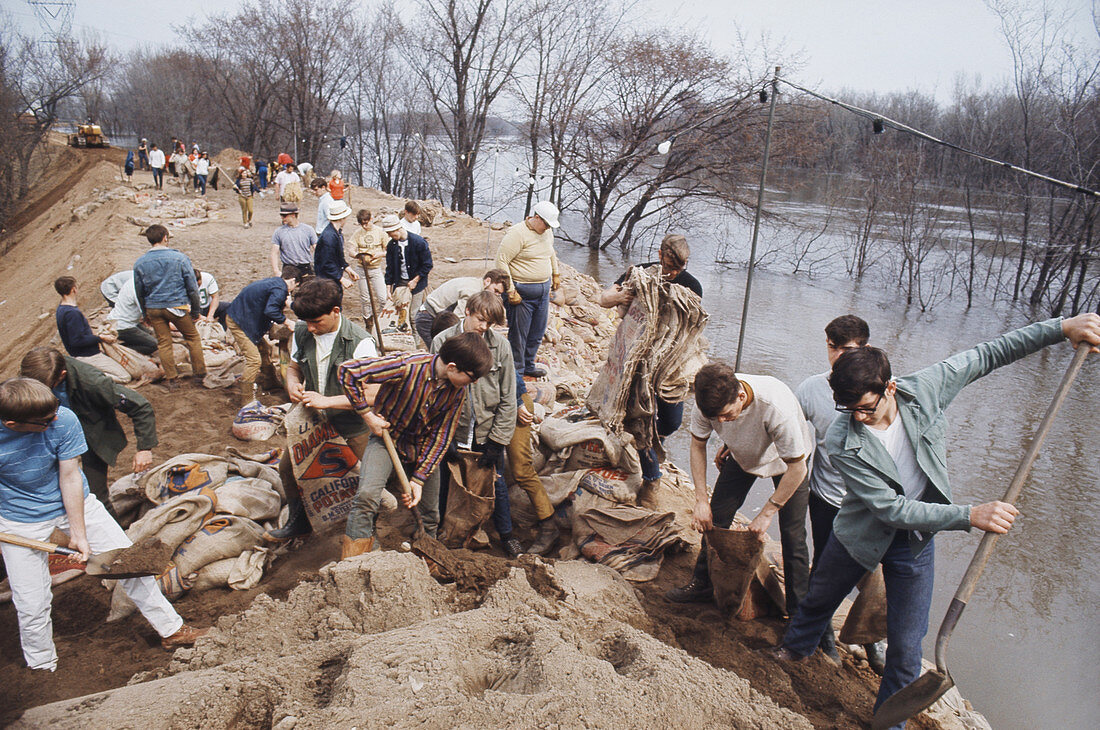 Flooding in Minnesota,1960s