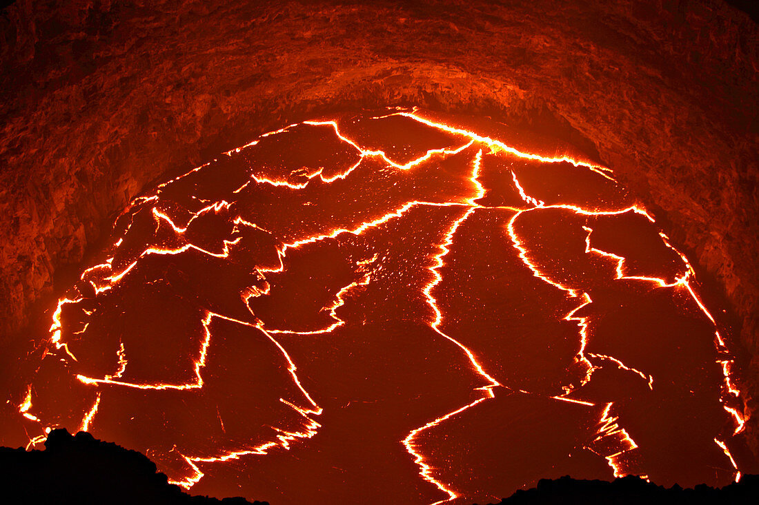 Lava in Vent,Kilauea Volcano