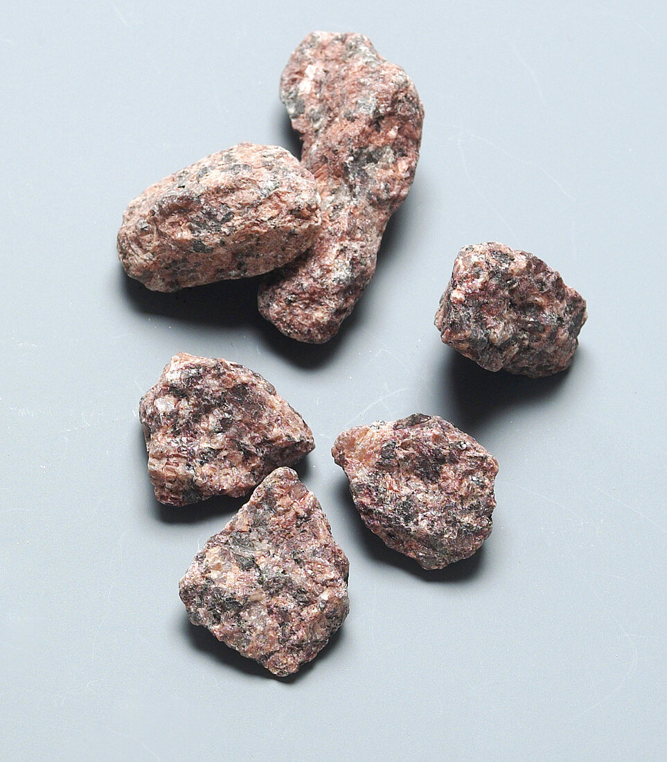 Pink Granite Rocks