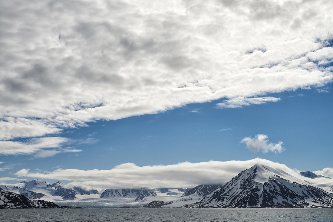 Glacier in Svalbard Archipelago