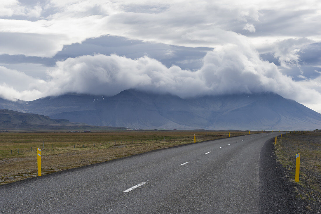 Storm clouds over Iceland