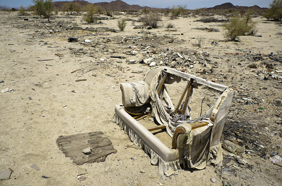 Illegal Dumping in Baja California Desert