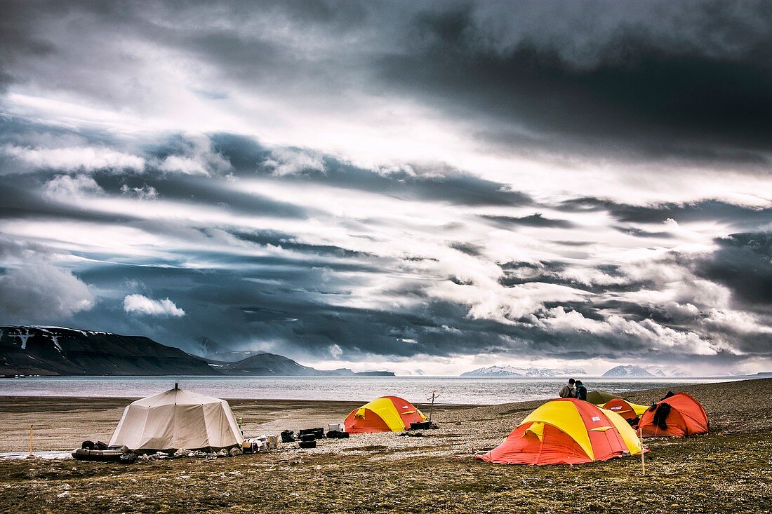 Arctic camp,Svalbard