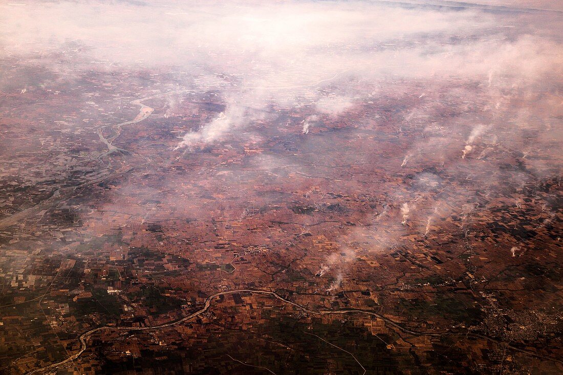 Smoke and fires,India