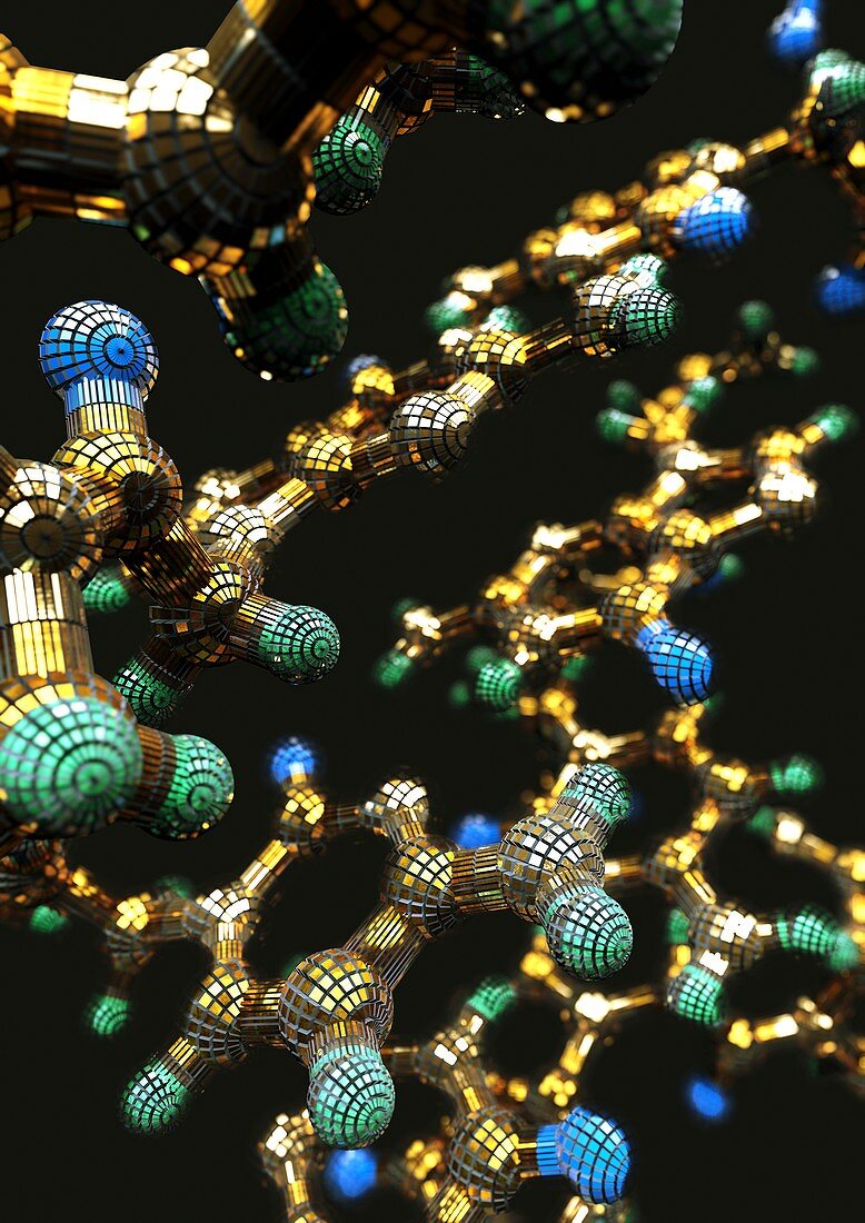 DNA peptides,illustration