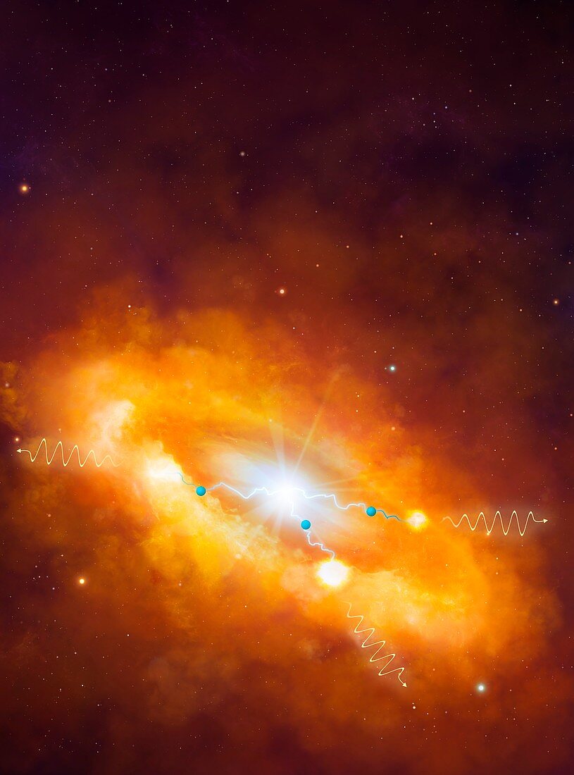 Gamma Rays Near Centre of the Milky Way