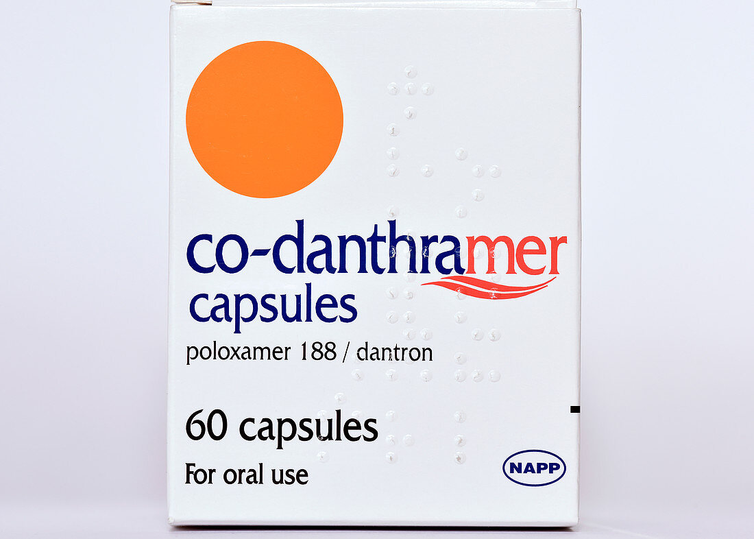 Co-danthramer laxative drug