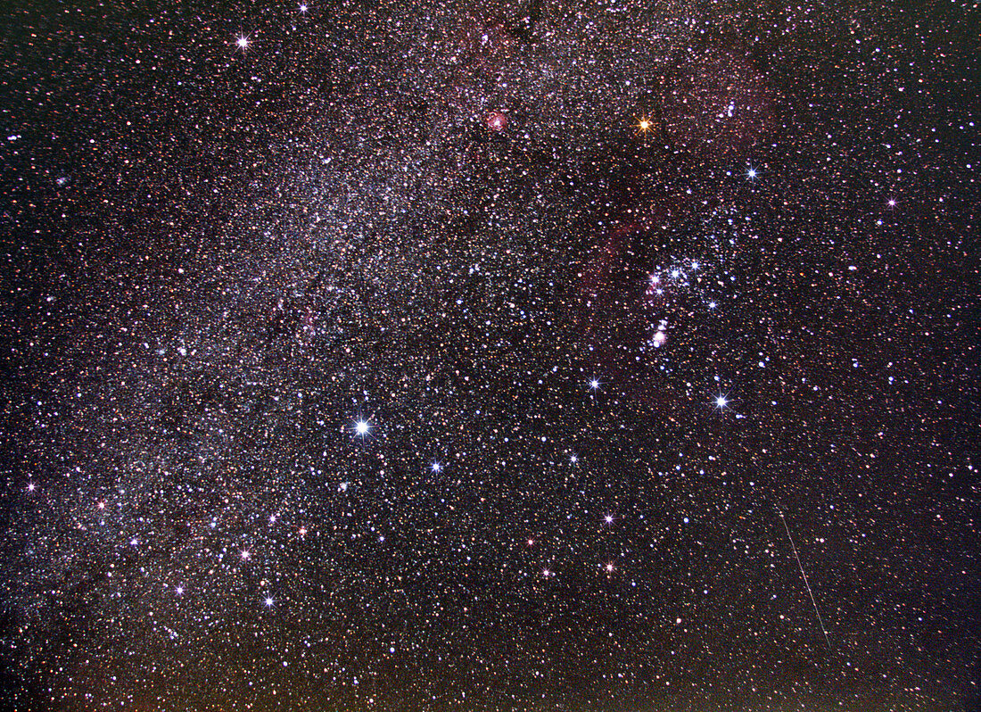 Milky Way and Winter Triangle