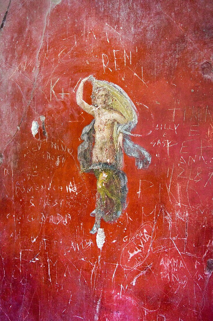 Dancer painting in Pompeii