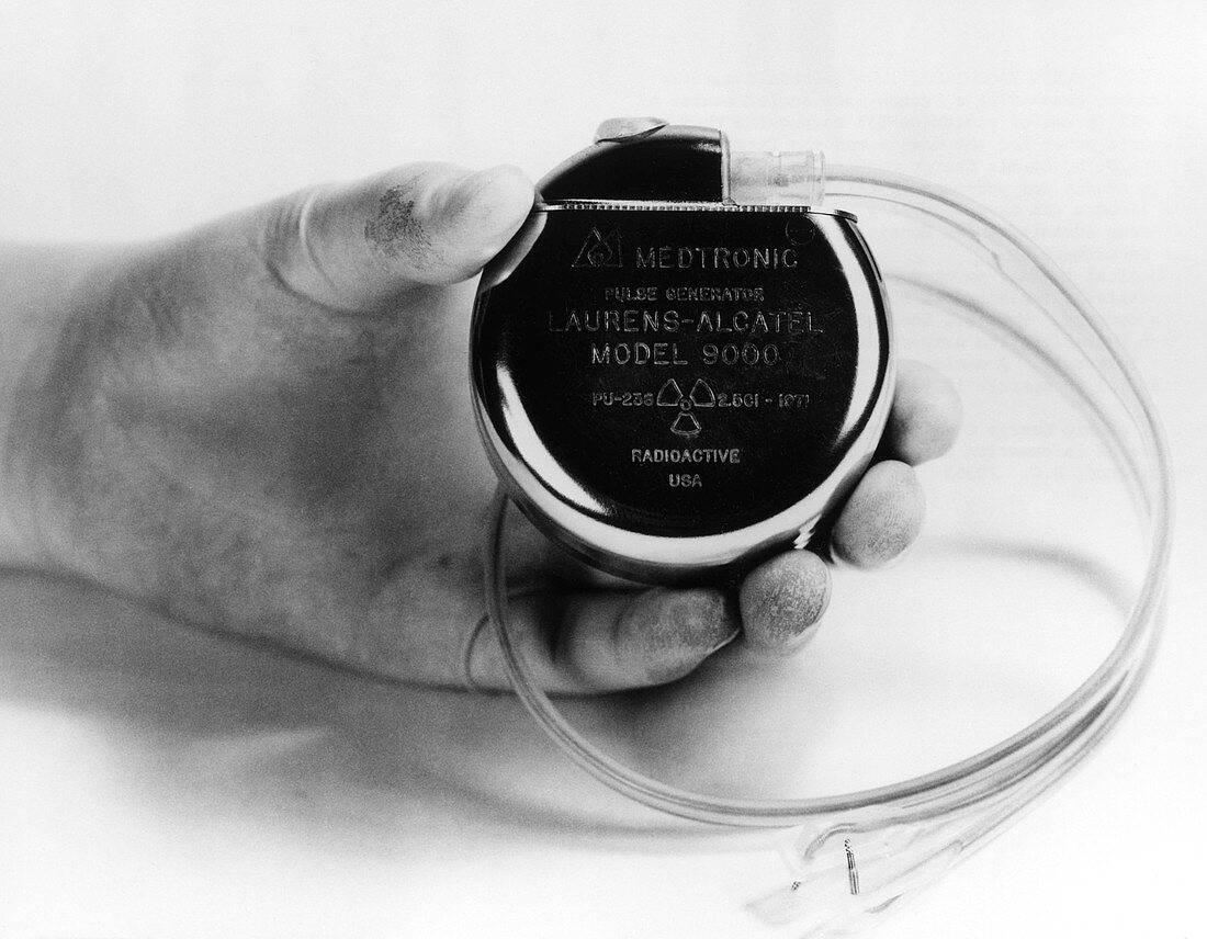 Nuclear-powered pacemaker,1970s