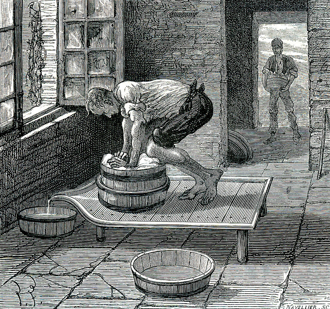 19th Century French cheesemaker