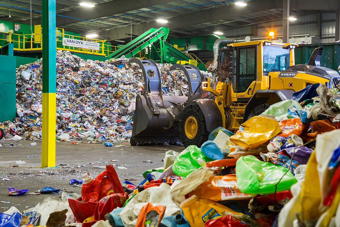 Recycling centre,Michigan,USA