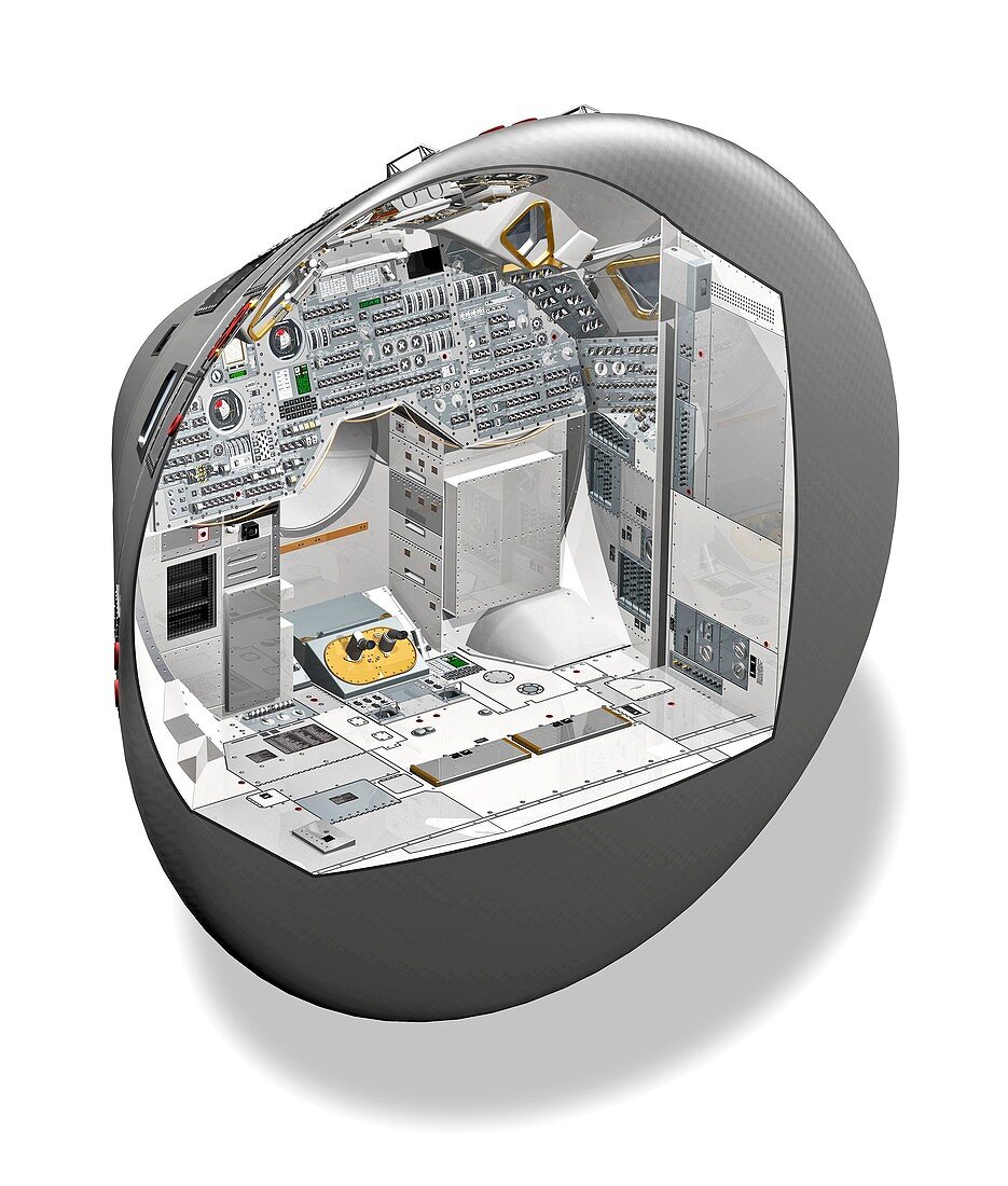 Apollo Command Module,illustration