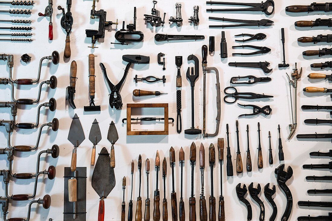 Antique tool collection