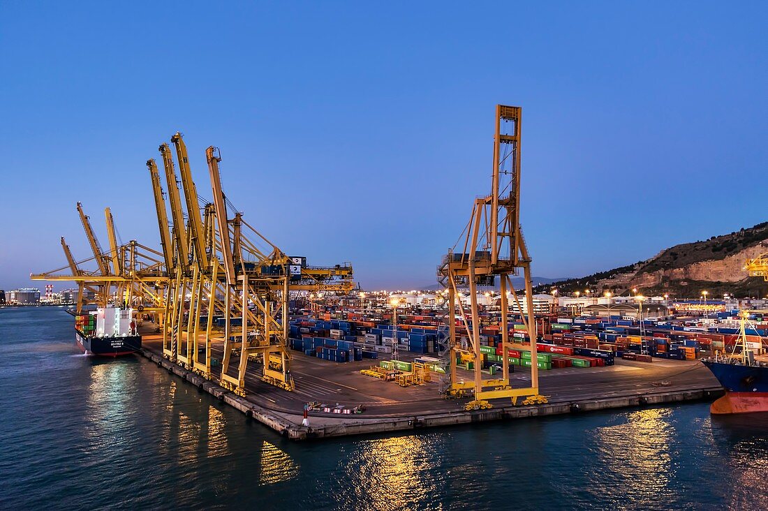 Container port,Barcelona,Spain