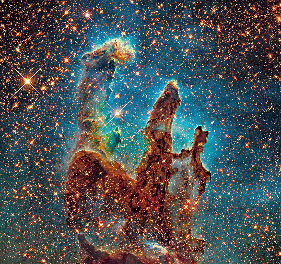 Eagle Nebula's Pillars of Creation