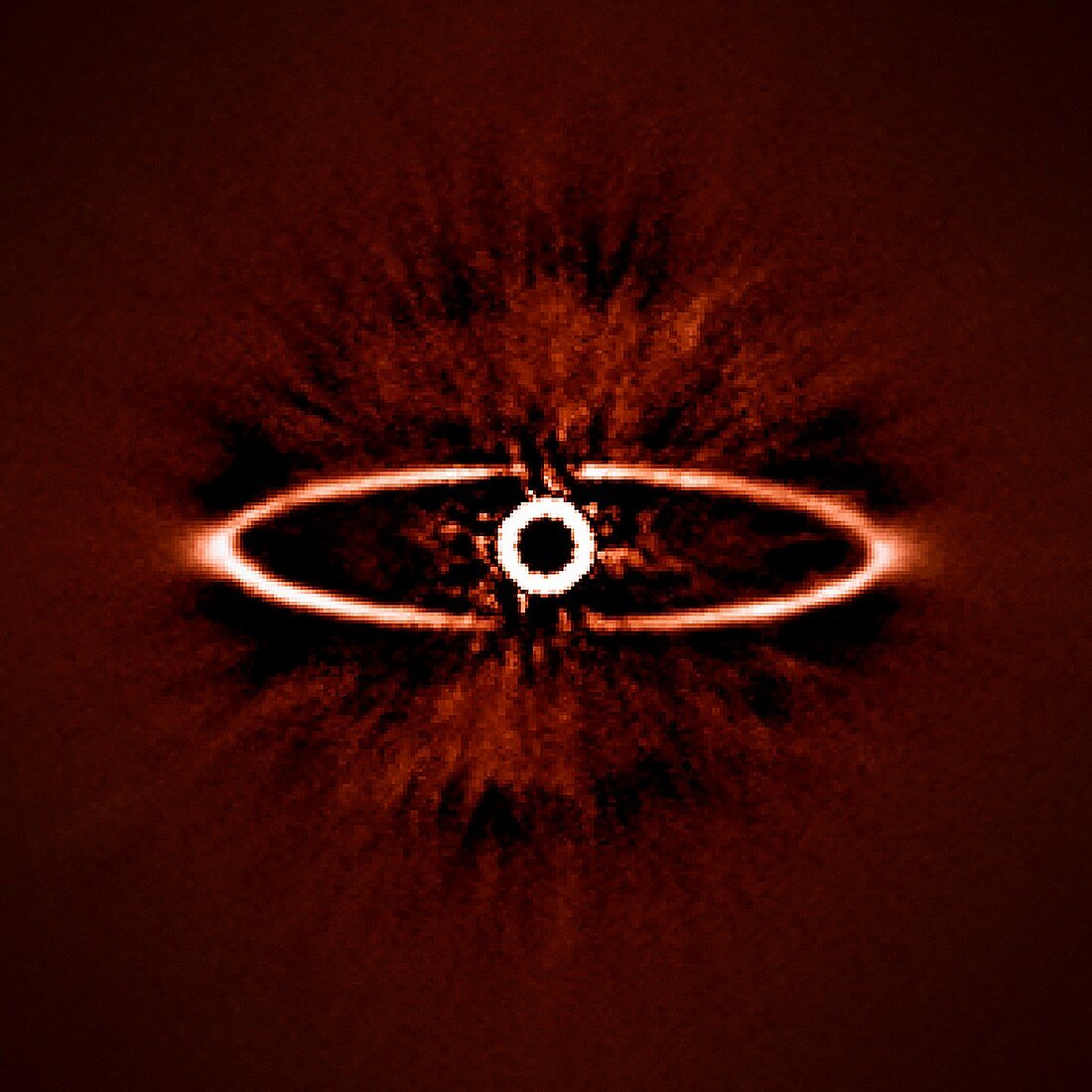HR 479 dust ring,SPHERE image